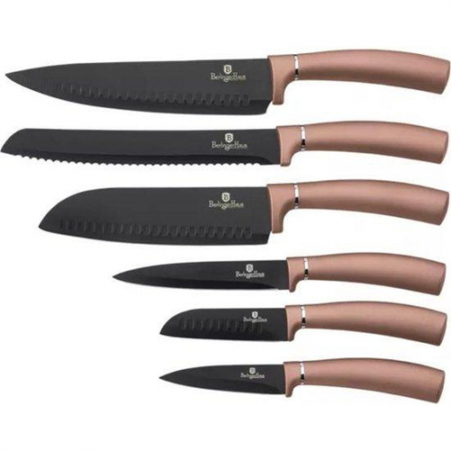 Набор ножей Berlinger Haus - 6пр BH-2558 Rose Gold Edition