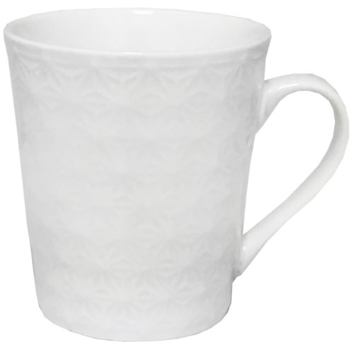 Чашка керамика S&T - 200 мл Белая снежинка 2184-01