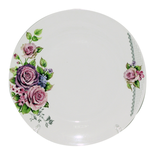 Тарелка мелкая, керамическая, S&T - №7,5, Волшебная роза, 30080-002