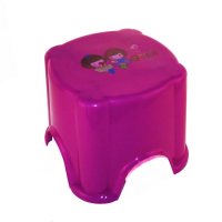 Табурет детский Мультики пластмассовый - фиолетовый