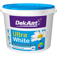 интерьерная для стен и потолков ВДА "Ultra White", TM "DekArt" /матовая/ - 12,6кг