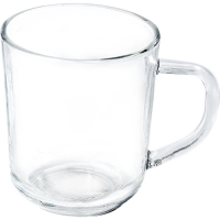 Чашка стеклянная S&T - 230мл без деколи 9304-6