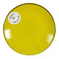 тарелка мелкая CESIRO SPIRAL - 20 см цитрон
