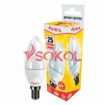 LED лампа Сокол - С37 6.0W 220В E14 4100К