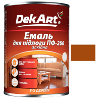 эмаль ПФ-266 TM "DekArt" 0,9кг - желто-коричневая