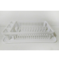 Сушка пластик для посуды, ( Э ) - 1 ярус, Ажур белая