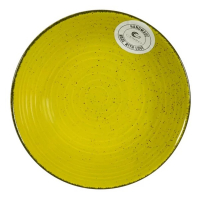 тарелка глубая CESIRO SPIRAL - 21 см цитрон