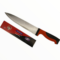 Нож кухонный TRAMONTINA - красно-черная ручка №8 , 190х35мм